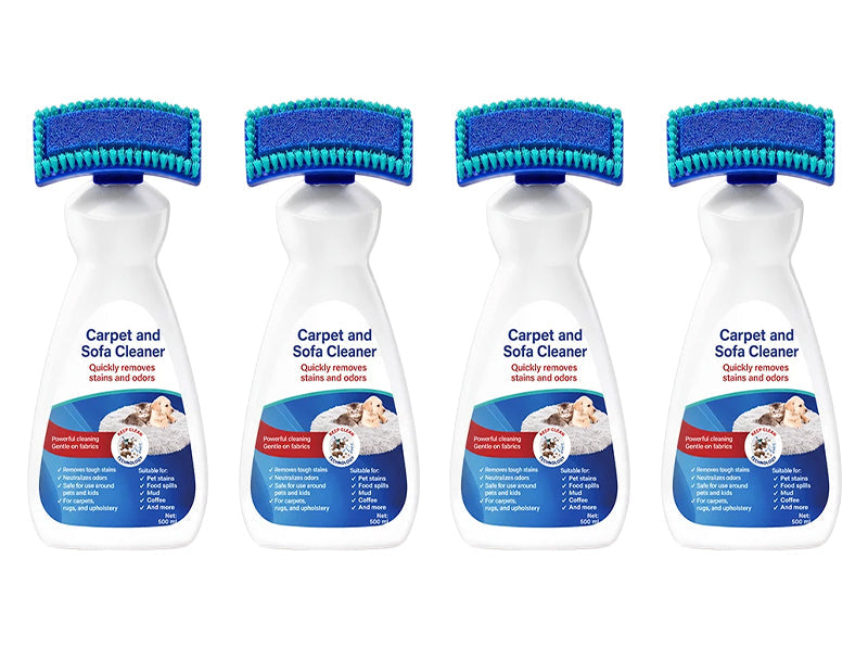 No-Wash Carpet & Sofa Cleaner with Brush